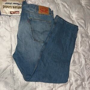 Vintage Levis 505 Jeans Mens 40x32 Blue Straight Leg Regular Fit Mid Rise